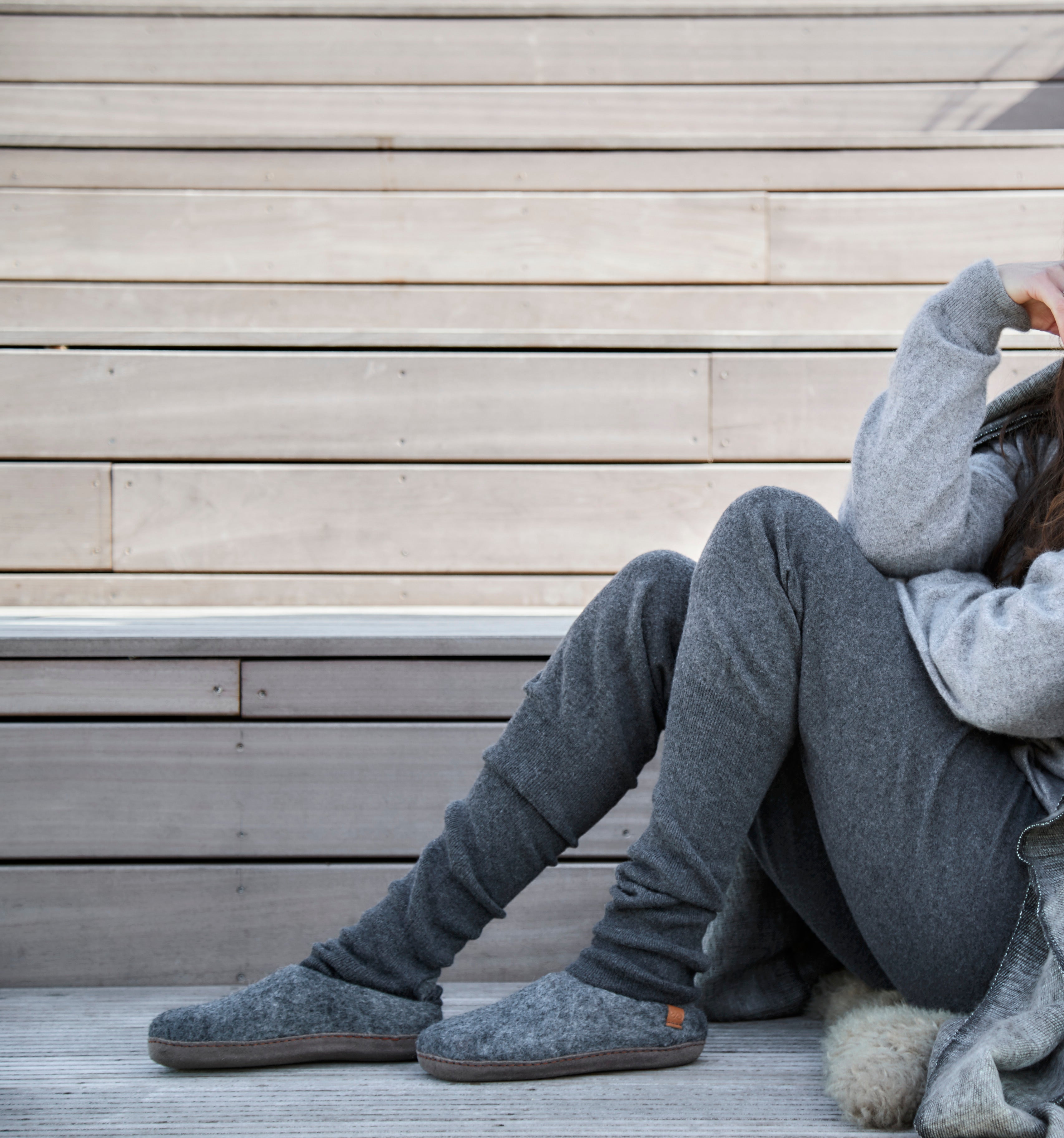 WOOL MAKALU - ANTRACIT GREY